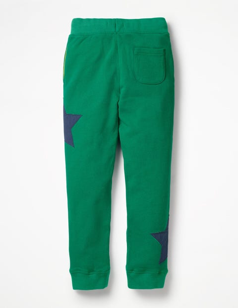 Jogginghose Mit Applikation - Brunnenkressegrün, Stern Jogginghose Mit Applikation - Brunnenkressegrün, Stern