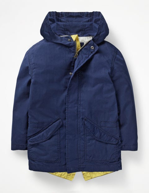 Lightweight Parka - College Blue Lightweight Parka - College Blue