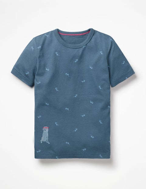 Printed T-Shirt - Lagoon Blue Sunglasses Printed T-Shirt - Lagoon Blue Sunglasses