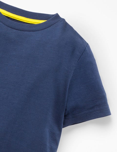 Slub Washed T-Shirt - College Blue Slub Washed T-Shirt - College Blue
