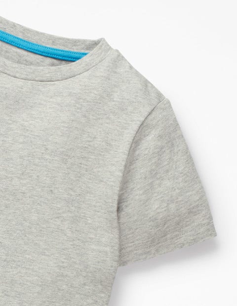 Slub Washed T-Shirt - Grey Marl Slub Washed T-Shirt - Grey Marl