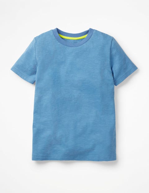 Slub Washed T-Shirt - Wild Blueberry Blue Slub Washed T-Shirt - Wild Blueberry Blue