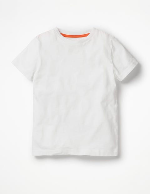 Slub Washed T-Shirt - White Slub Washed T-Shirt - White