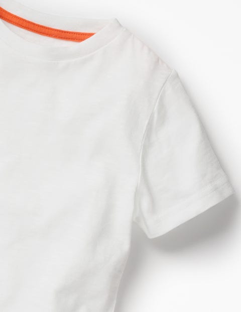 Slub Washed T-Shirt - White Slub Washed T-Shirt - White
