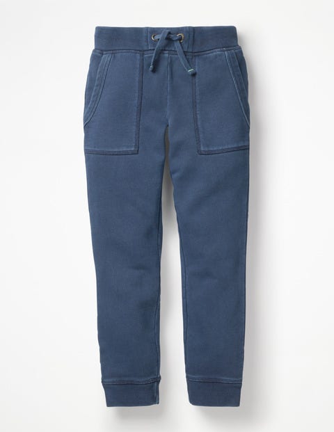 Garment-Dyed Joggers - College Blue Garment-Dyed Joggers - College Blue