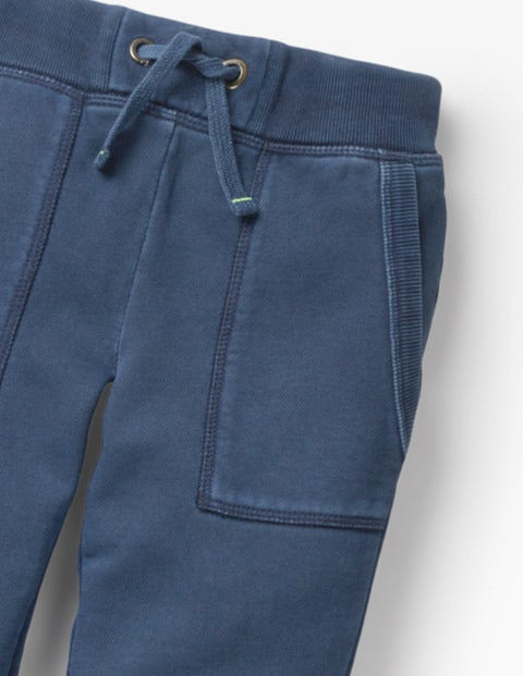 Garment-Dyed Joggers - College Blue Garment-Dyed Joggers - College Blue