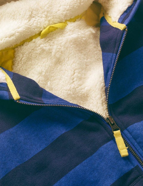 Shaggy Zip-Up Hoodie - Duke Blue/College Blue Shaggy Zip-Up Hoodie - Duke Blue/College Blue