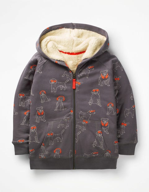 Shaggy Zip-Up Hoodie - Pewter Grey DJ Dogs Shaggy Zip-Up Hoodie - Pewter Grey DJ Dogs