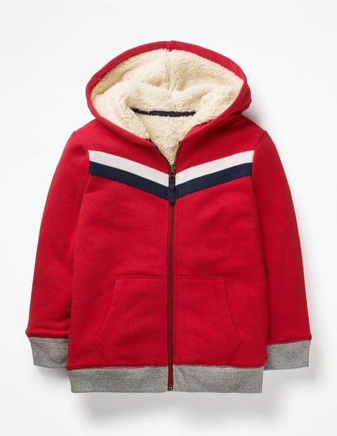 Shaggy Zip-Up Hoodie - Rockabilly Red Shaggy Zip-Up Hoodie - Rockabilly Red