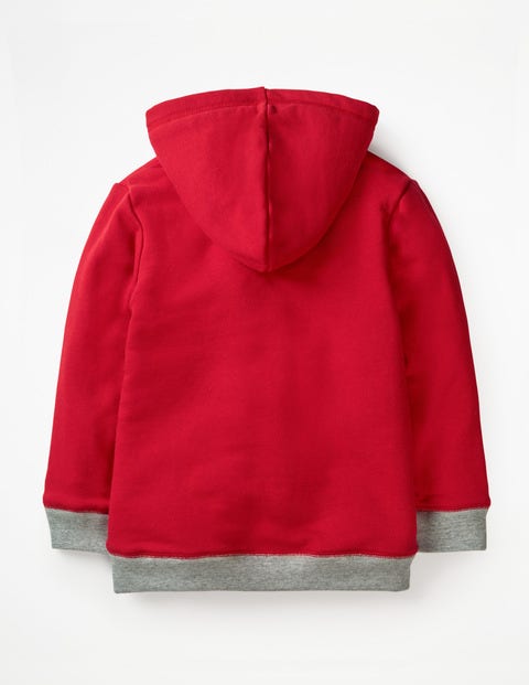 Shaggy Zip-Up Hoodie - Rockabilly Red Shaggy Zip-Up Hoodie - Rockabilly Red