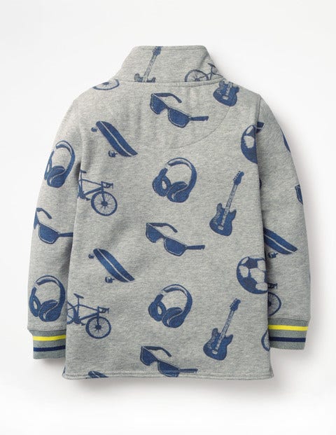 Half-Zip Sweatshirt - Grey Marl Day Out Half-Zip Sweatshirt - Grey Marl Day Out