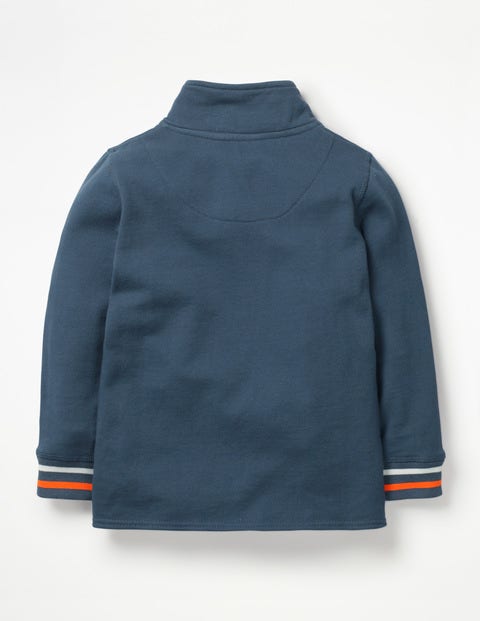 Half-Zip Sweatshirt - Lagoon Blue Half-Zip Sweatshirt - Lagoon Blue