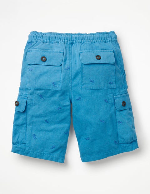 Pull-On Cargo Shorts - Caspian Blue Sunglasses Pull-On Cargo Shorts - Caspian Blue Sunglasses