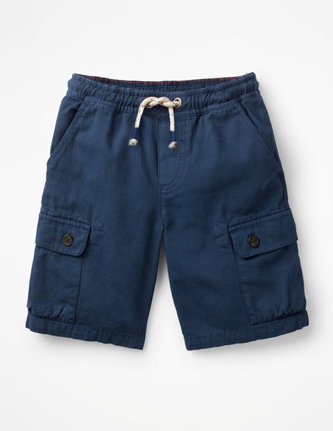 Cargo-Shorts Zum Hineinschlüpfen - Dunkelblau Cargo-Shorts Zum Hineinschlüpfen - Dunkelblau