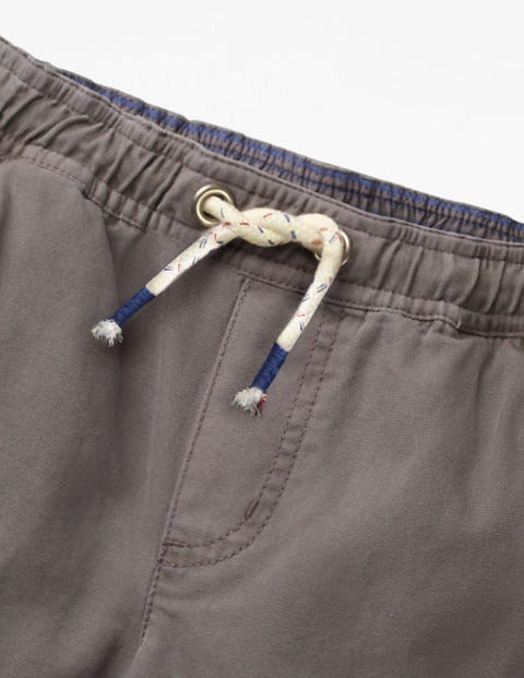 Pull-On Cargo Shorts - Pewter Grey Pull-On Cargo Shorts - Pewter Grey