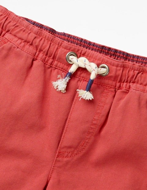 Pull-On Cargo Shorts - Washed Red Pull-On Cargo Shorts - Washed Red