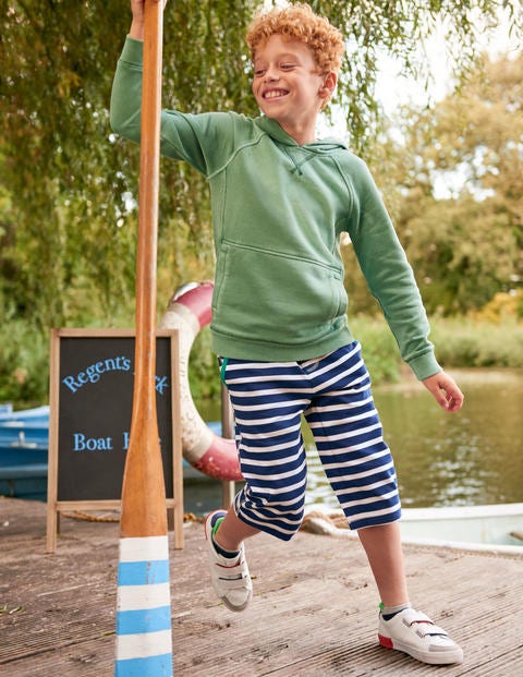 Jersey Shorts - Beacon/Ecru Jersey Shorts - Beacon/Ecru