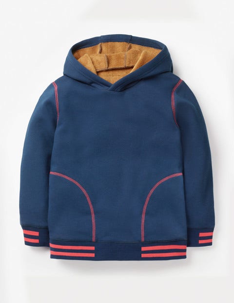 Cosy Popover Hoodie - College Blue Cosy Popover Hoodie - College Blue