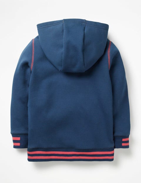 Cosy Popover Hoodie - College Blue Cosy Popover Hoodie - College Blue