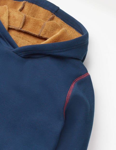 Cosy Popover Hoodie - College Blue Cosy Popover Hoodie - College Blue