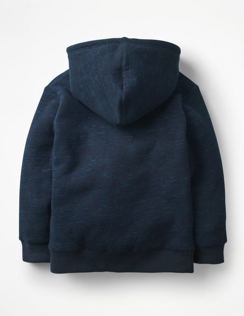 Borg-Lined Zip-Up Hoodie - College Blue Borg-Lined Zip-Up Hoodie - College Blue