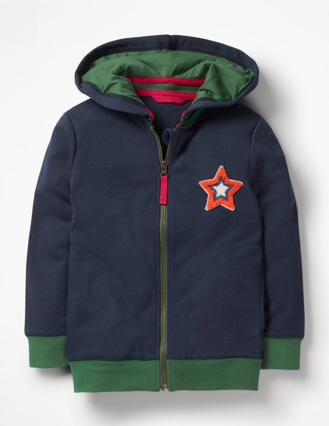 Blouson À Capuche - Bleu universitaire Blouson À Capuche - Bleu universitaire
