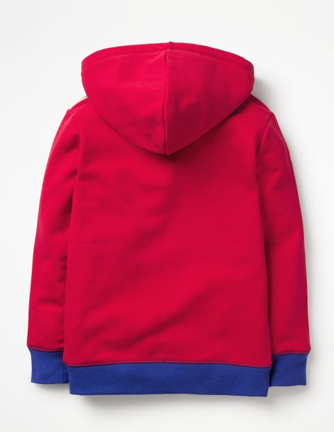 Bomber-Kapuzenjacke - Segelrot Bomber-Kapuzenjacke - Segelrot