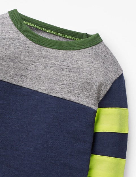 Sporty Colourblock T-Shirt - Lagoon Blue Sporty Colourblock T-Shirt - Lagoon Blue