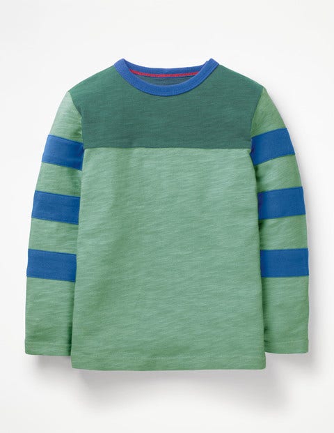 Sporty Colourblock T-Shirt - Patina Green Sporty Colourblock T-Shirt - Patina Green