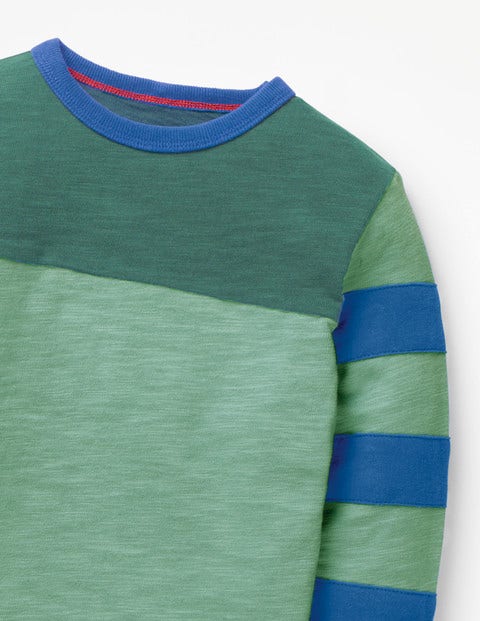 Sporty Colourblock T-Shirt - Patina Green Sporty Colourblock T-Shirt - Patina Green
