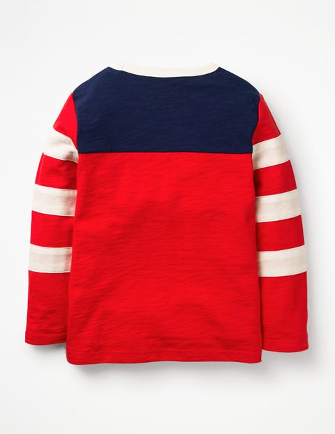Sporty Colourblock T-Shirt - Beam Red Sporty Colourblock T-Shirt - Beam Red