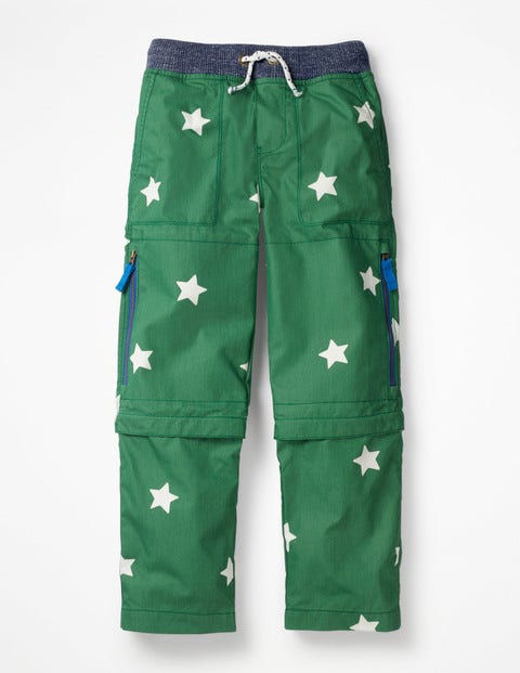 Pantalon Technique Zippé - Étoile vert romarin Pantalon Technique Zippé - Étoile vert romarin