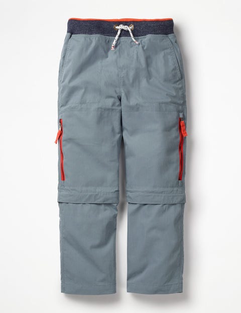 Zip-Off Techno Trousers - Tin Blue Zip-Off Techno Trousers - Tin Blue