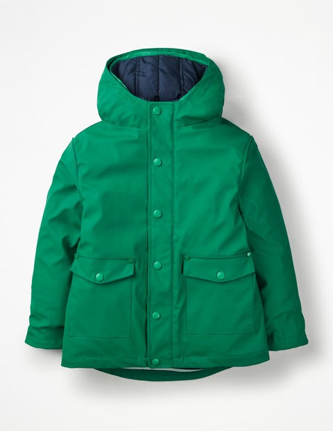 Waterproof 3-In-1 Raincoat - Watercress Green Waterproof 3-In-1 Raincoat - Watercress Green