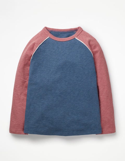 Raglan T-Shirt - Lagoon Blue Marl Raglan T-Shirt - Lagoon Blue Marl