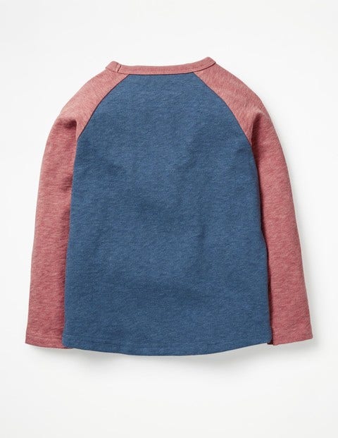 Raglan T-Shirt - Lagoon Blue Marl Raglan T-Shirt - Lagoon Blue Marl