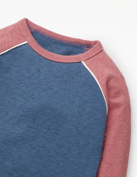 Raglan T-Shirt - Lagoon Blue Marl Raglan T-Shirt - Lagoon Blue Marl