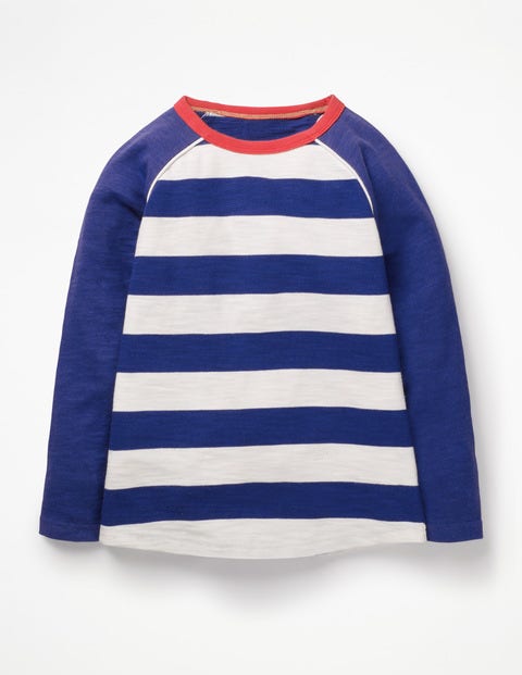 Raglan T-Shirt - College Blue/Ecru Raglan T-Shirt - College Blue/Ecru