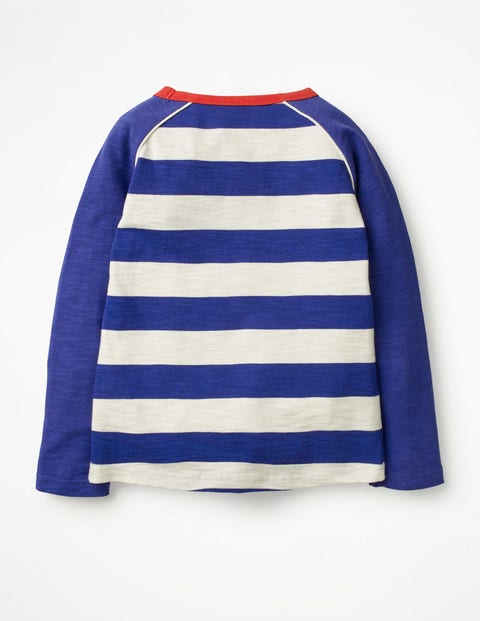Raglan T-Shirt - College Blue/Ecru Raglan T-Shirt - College Blue/Ecru