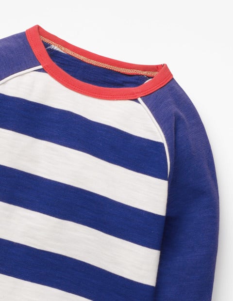 Raglan T-Shirt - College Blue/Ecru Raglan T-Shirt - College Blue/Ecru