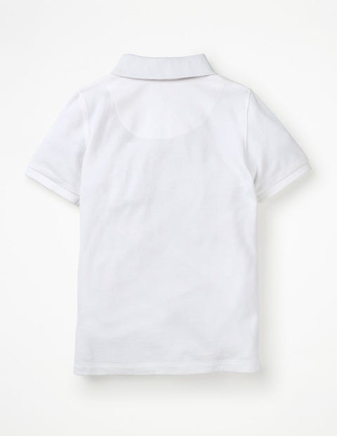 Piqué Polo Shirt - White Piqué Polo Shirt - White