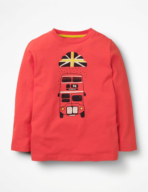 British Weather T-Shirt - Beam Red Bus British Weather T-Shirt - Beam Red Bus