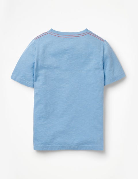 Graphic Animal T-Shirt - Lake Blue Snail Graphic Animal T-Shirt - Lake Blue Snail