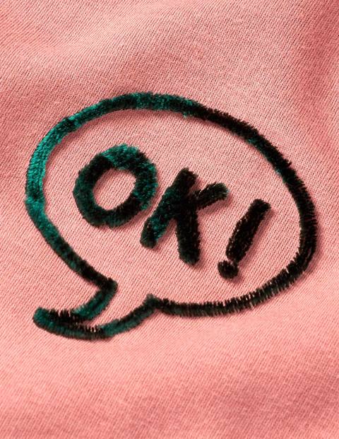 Cosy Textured Sweatshirt - Washed Berry Pink Ok Cosy Textured Sweatshirt - Washed Berry Pink Ok