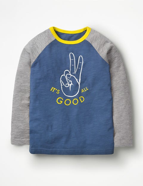 Super Raglan T-shirt - Lagoon Blue It's All Good Super Raglan T-shirt - Lagoon Blue It's All Good