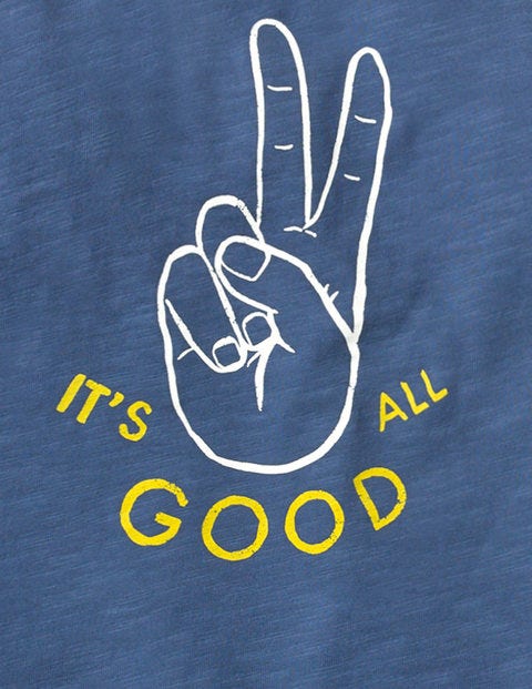 Super Raglan T-shirt - Lagoon Blue It's All Good Super Raglan T-shirt - Lagoon Blue It's All Good