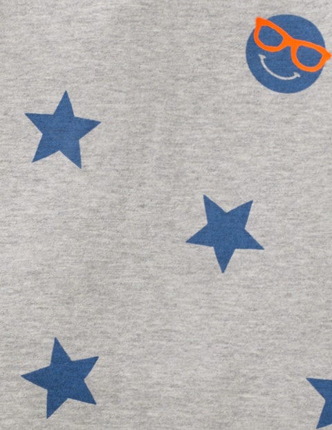 Emoji T-Shirt - Grey Marl Emoji Star Emoji T-Shirt - Grey Marl Emoji Star