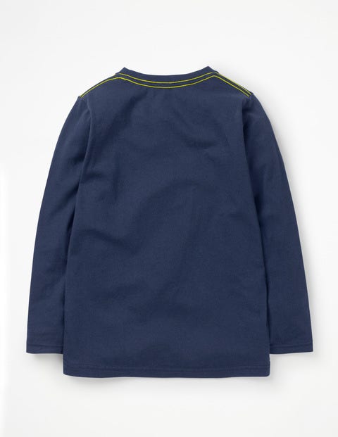T-Shirt Mit Emoji - Navyblau, Kopfhörer T-Shirt Mit Emoji - Navyblau, Kopfhörer