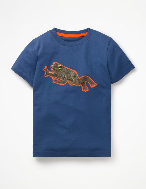 Pop Superstitch T-Shirt - Lagoon Blue Frog Pop Superstitch T-Shirt - Lagoon Blue Frog