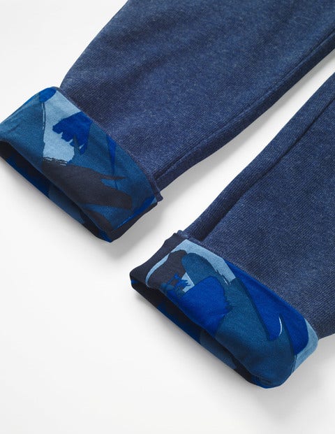Lined Slouch Sweatpants - College Blue Lined Slouch Sweatpants - College Blue